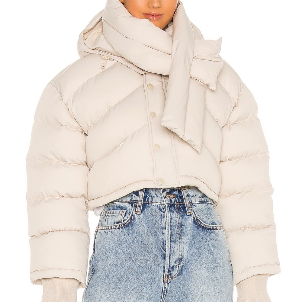 *NEW* EAVES puffer jacket in ivory (brand new)